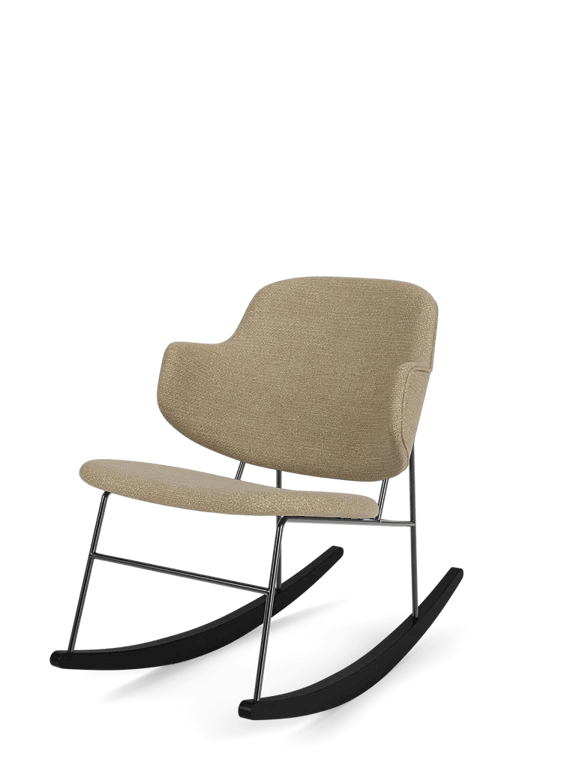 Penguin Rocking Chair - Fully Upholstered - Audo Copenhagen - Chairs - Dakar 0842 - HORNE
