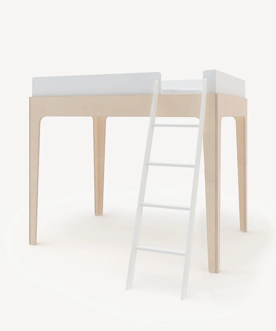 Perch Full Loft Bed - Oeuf Kids + Baby - White/Birch - HORNE