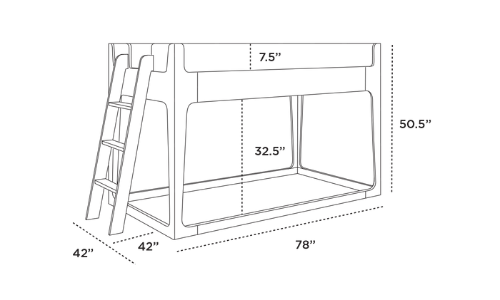 Perch Nest Bed - Oeuf Kids + Baby - HORNE