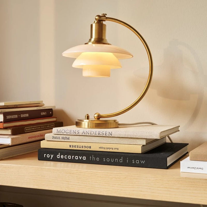 PH 2/2 Luna Table Lamp - Pale Rose - Louis Poulsen Table + Task - HORNE