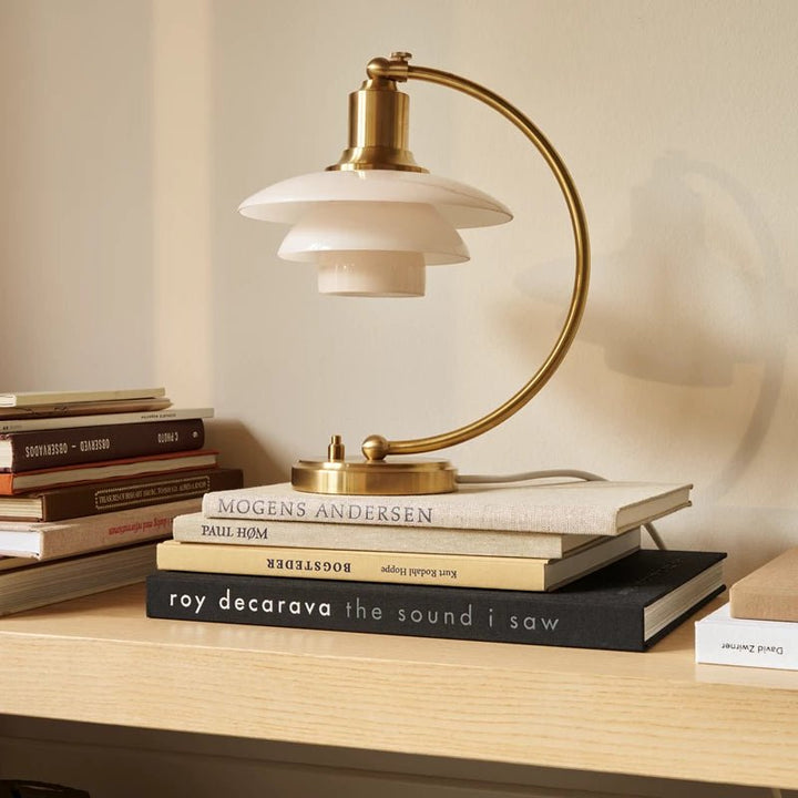 PH 2/2 Luna Table Lamp - Pale Rose - Louis Poulsen Table + Task - HORNE
