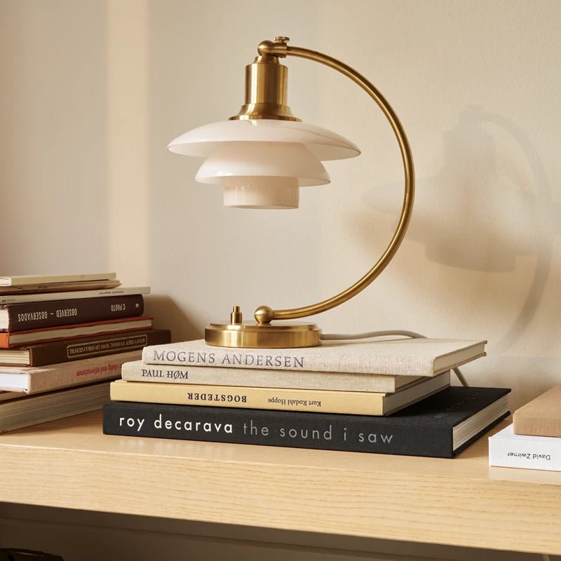 PH 2/2 Luna Table Lamp - Pale Rose - Louis Poulsen Table + Task - HORNE