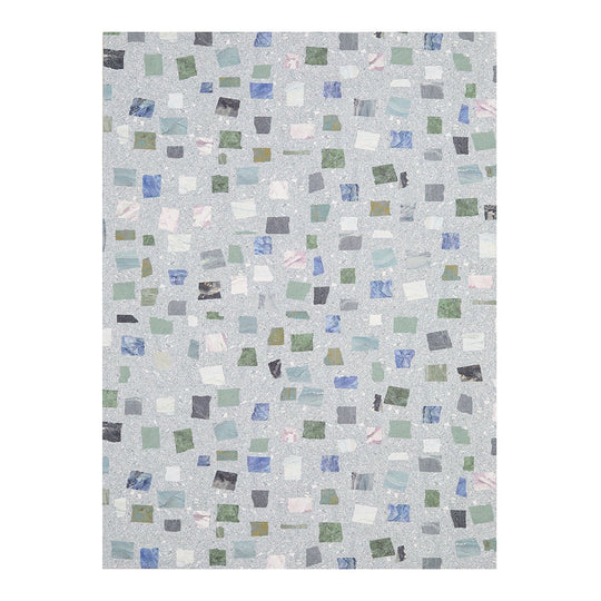 Pietra Floor Mat in Deep Sea