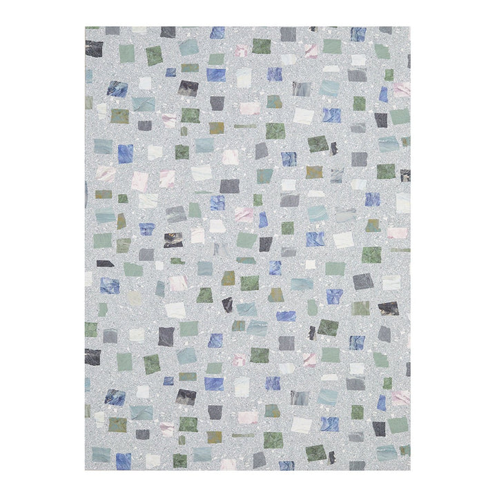 Pietra Floor Mat in Deep Sea