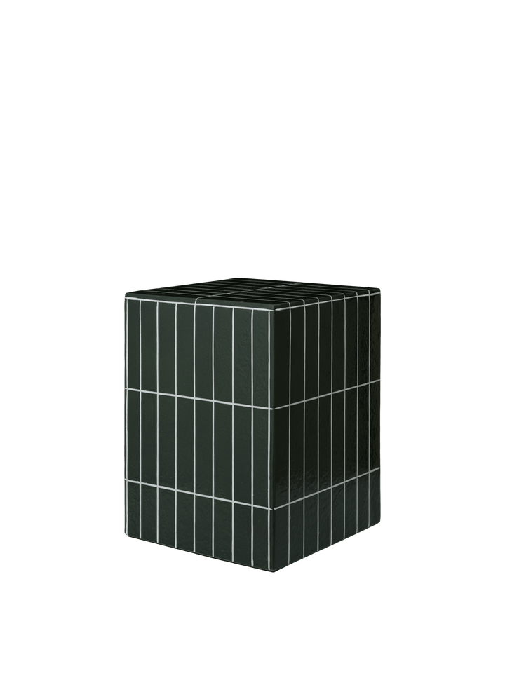 Pillar Side Table - Ferm Living Tables + Desks - Dark Green - HORNE