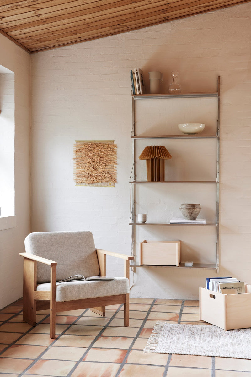 Pillar Storage Box - Form + Refine Storage + Organization - Medium - Warm Grey - HORNE