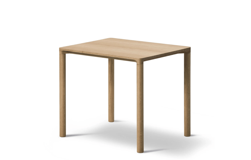 Piloti Side Table - Model 6705 - Fredericia - Tables - Short - Soaped Oak - HORNE