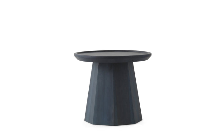 Pine End Table - Normann Copenhagen Side Tables - Pine Table Small - Dark Blue - HORNE