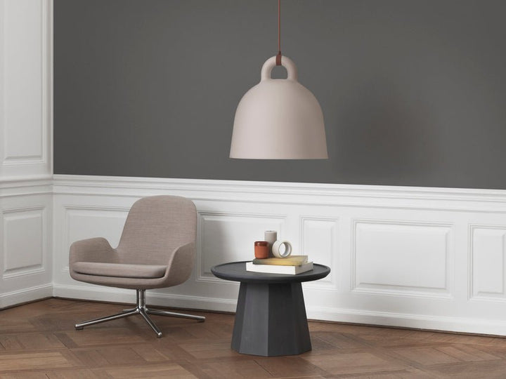 Pine End Table - Normann Copenhagen Side Tables - Pine Table Small - Dark Grey - HORNE