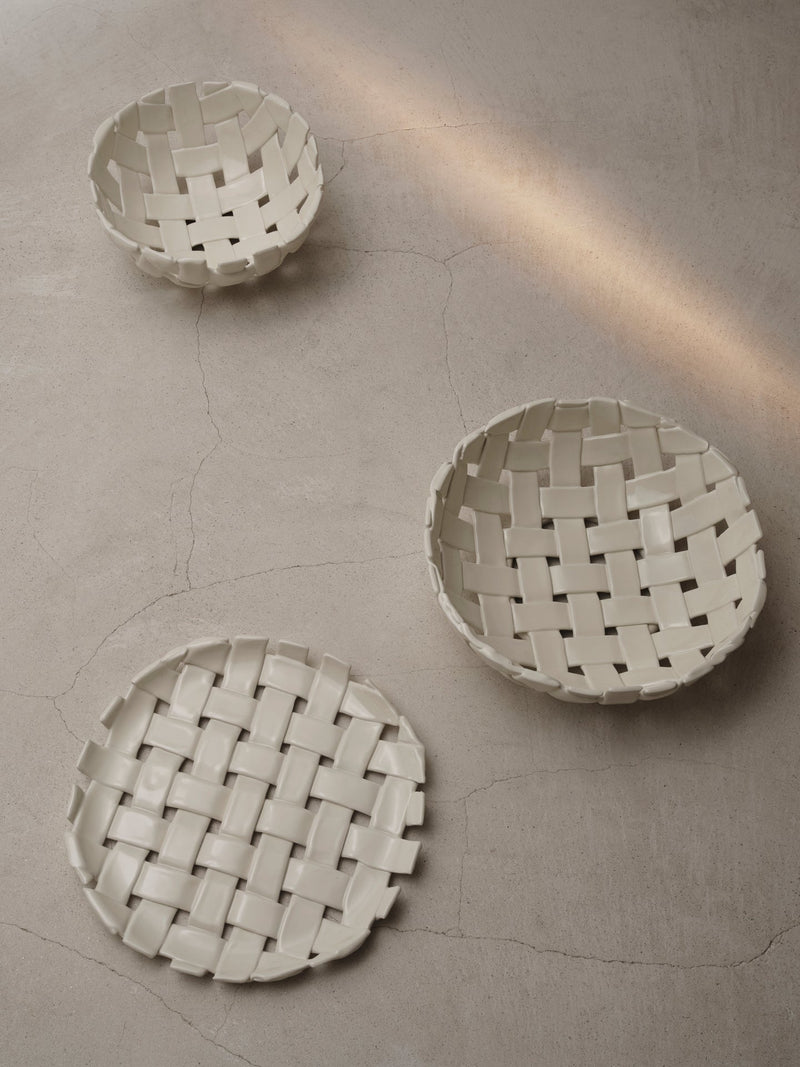 Plait Platter - Ferm Living - Serveware - Emerald Green - HORNE