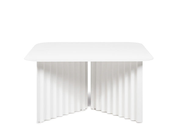 Plec Rectangular Coffee Table - Medium - RS Barcelona - Tables + Desks - White Metal - HORNE