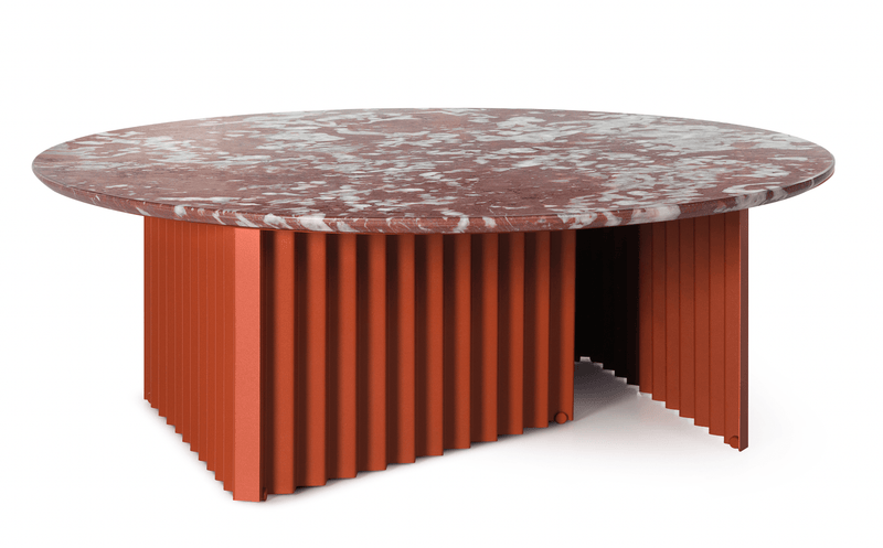 Plec Round Coffee Table - Large - RS Barcelona - Tables + Desks - Green Steel - HORNE