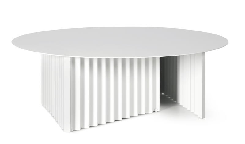 Plec Round Coffee Table - Large - RS Barcelona - Tables + Desks - Green Steel - HORNE