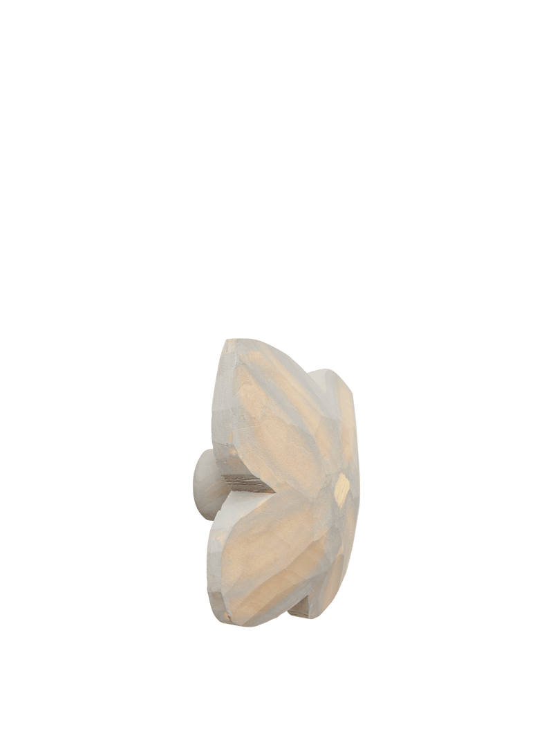 Poesie Hand - carved Hook - Ferm Living Hangers & Hooks - Mist Blue - HORNE