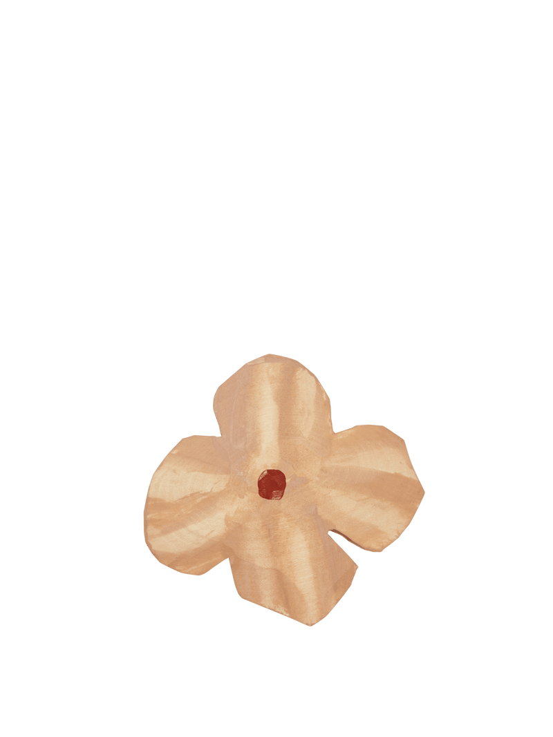 Poesie Hand - carved Hook - Ferm Living Hangers & Hooks - Mist Blue - HORNE