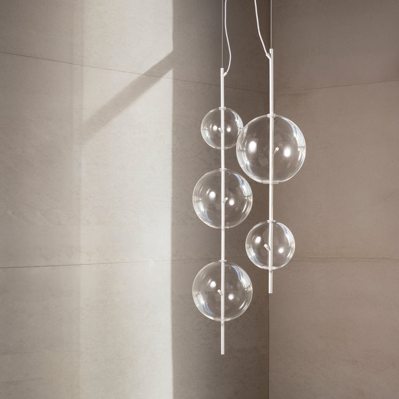 Point Modular Pendant - CITTA Pendants - Configuration 1 - White - HORNE