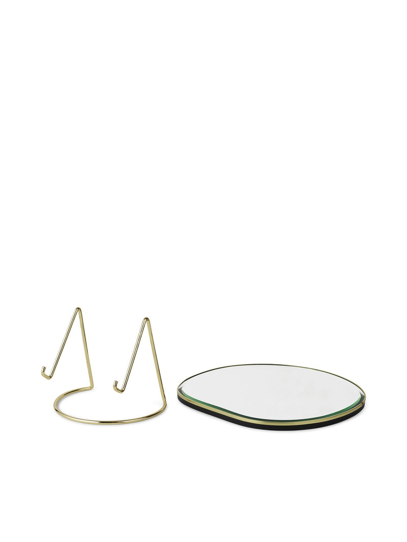 Ferm Living Pond Table Mirror  - Mirrors - Brass - HORNE