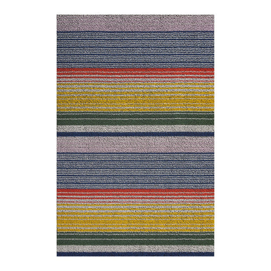 Pop Stripe Shag Rug in Multi