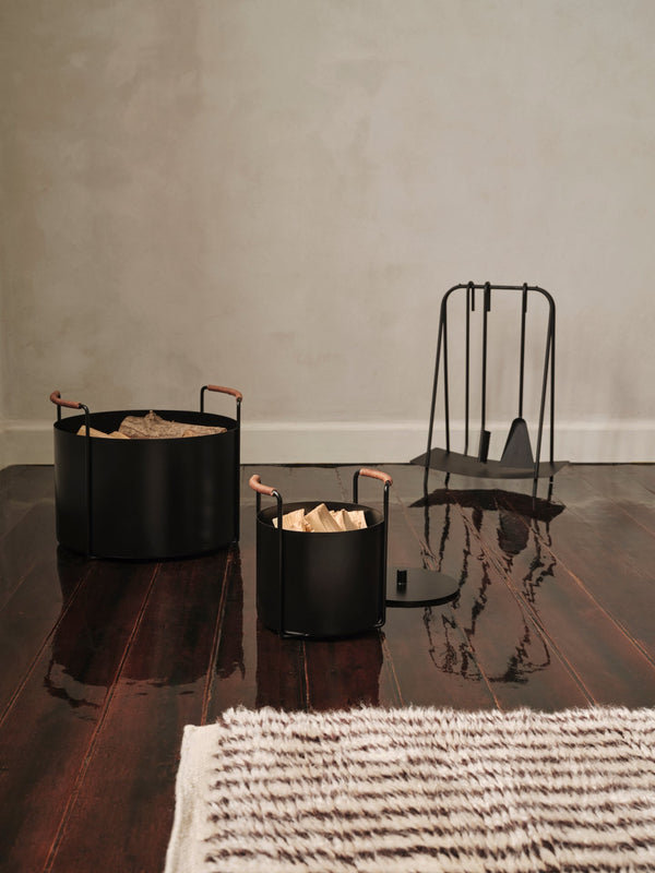 Port Firewood Bucket - Ferm Living - Fireplace - HORNE
