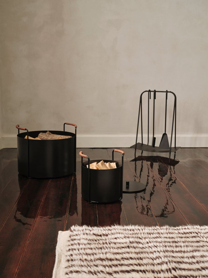 Port Firewood Bucket - Ferm Living - Fireplace - HORNE