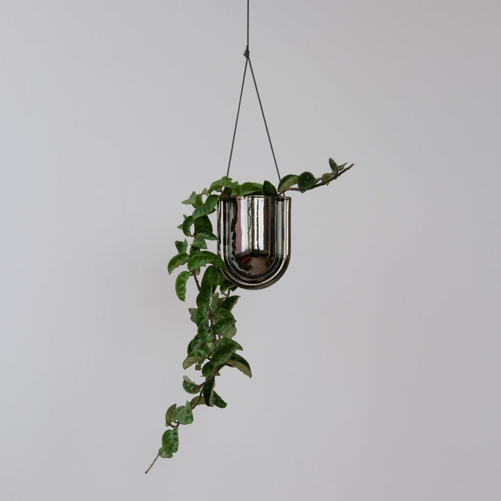 Portico Planter - Chrome - Misewell Pots & Planters - Chrome - HORNE