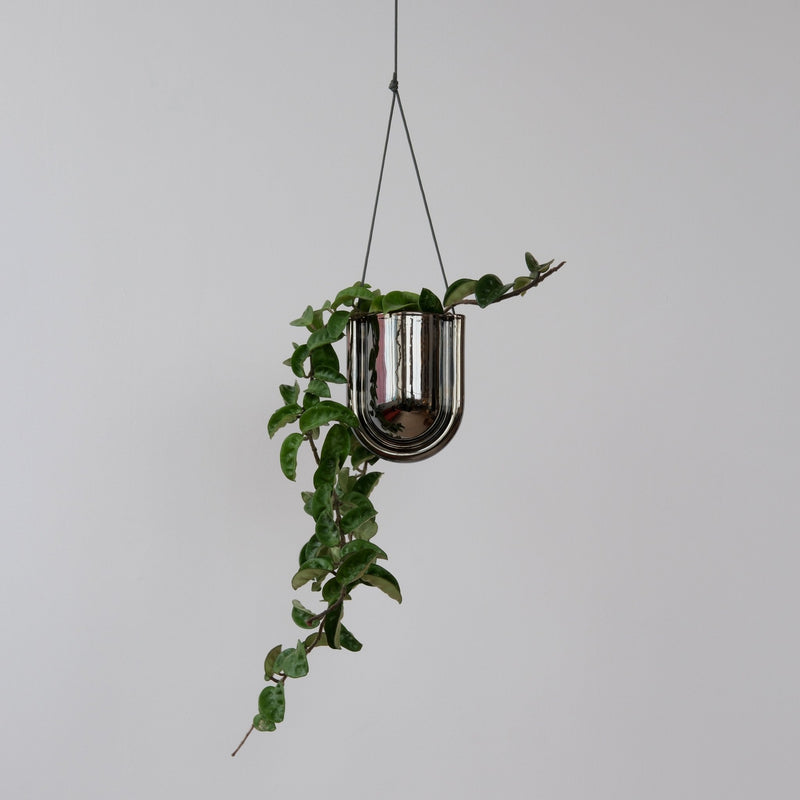 Portico Planter - Chrome - Misewell Pots & Planters - Chrome - HORNE