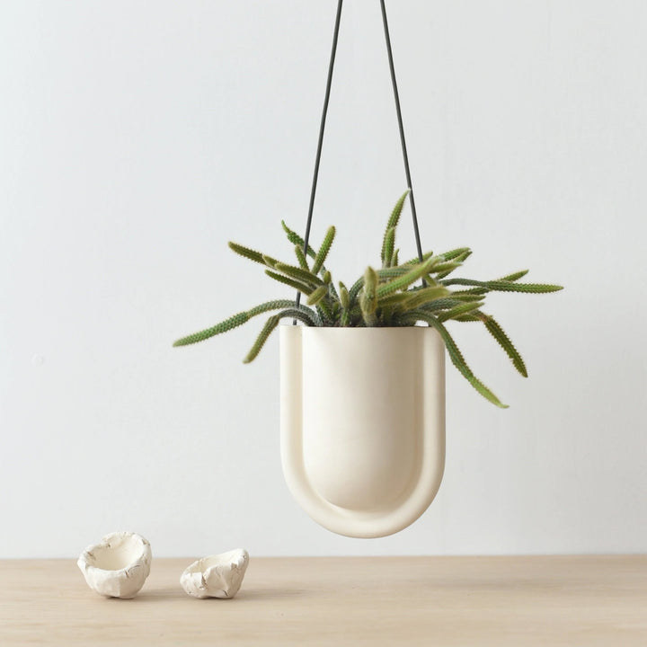 Portico Planter - Misewell Pots & Planters - White Matte - HORNE