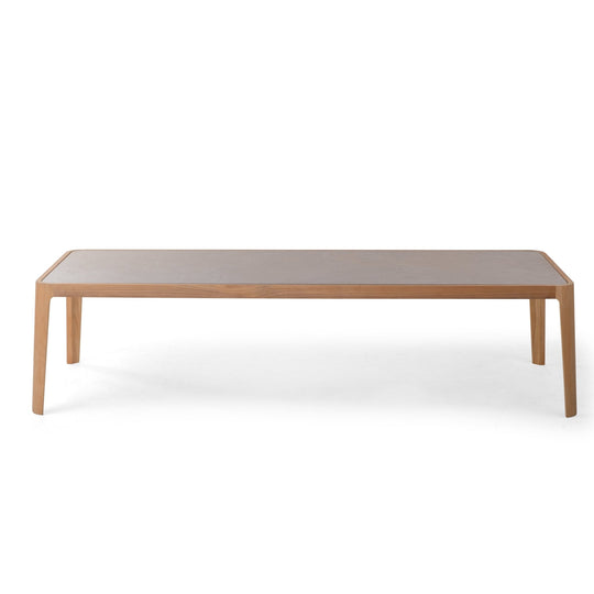 Positano Dining Table - BETACO Tables + Desks - 118"W / Teak / Ceramic Top - HORNE