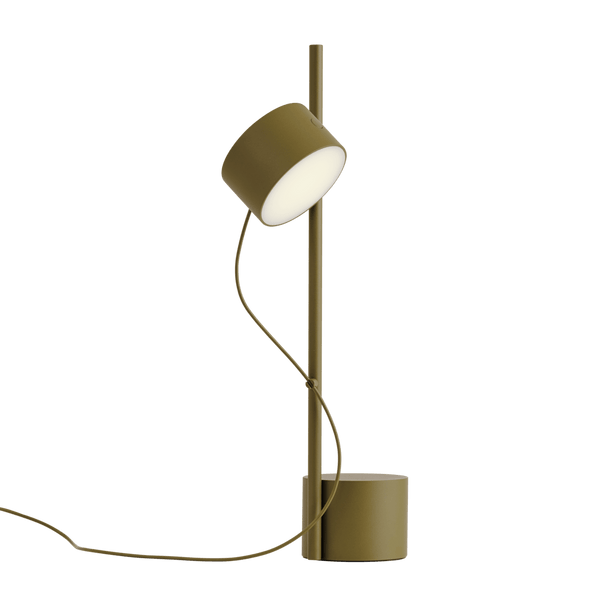 Post Table Lamp - Muuto Table + Task - Brown Green - HORNE