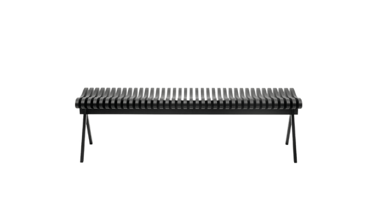 Prelude Bench - Per/Use Stools + Benches + Ottomans - Medium - Matte Black - Oak Black - HORNE