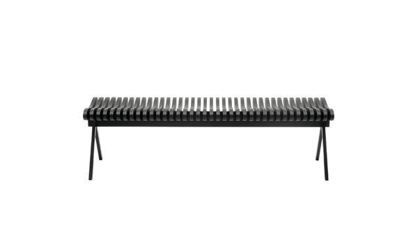 Prelude Bench - Per/Use Stools + Benches + Ottomans - Medium - Matte Black - Oak Black - HORNE