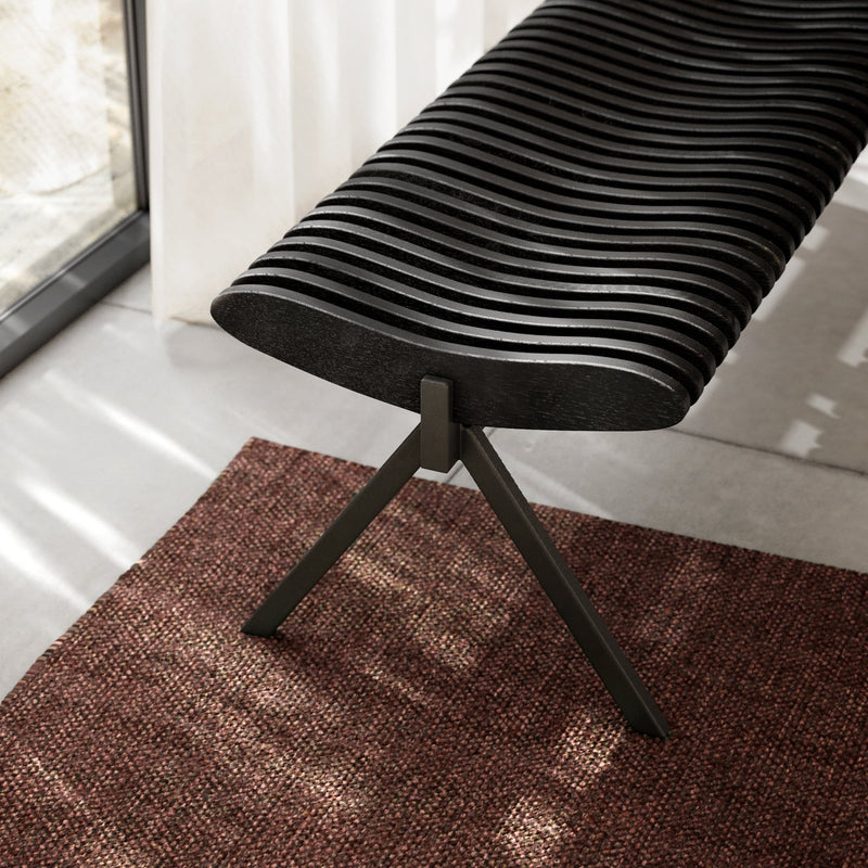 Prelude Bench - Per/Use Stools + Benches + Ottomans - Small - Matte Black - Oak Natural Oiled - HORNE