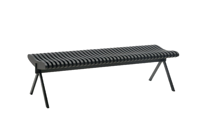 Prelude Bench - Per/Use Stools + Benches + Ottomans - Small - Matte Black - Oak Natural Oiled - HORNE