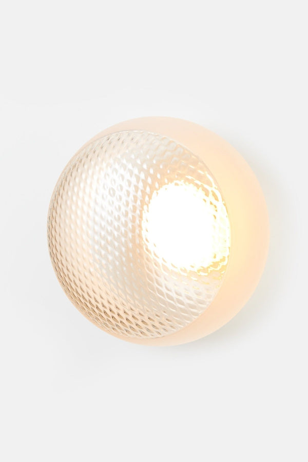 Print Sconce - RBW Lighting - Large Globe - Clear/Frosted Glass - 2700K (warm white) - HORNE