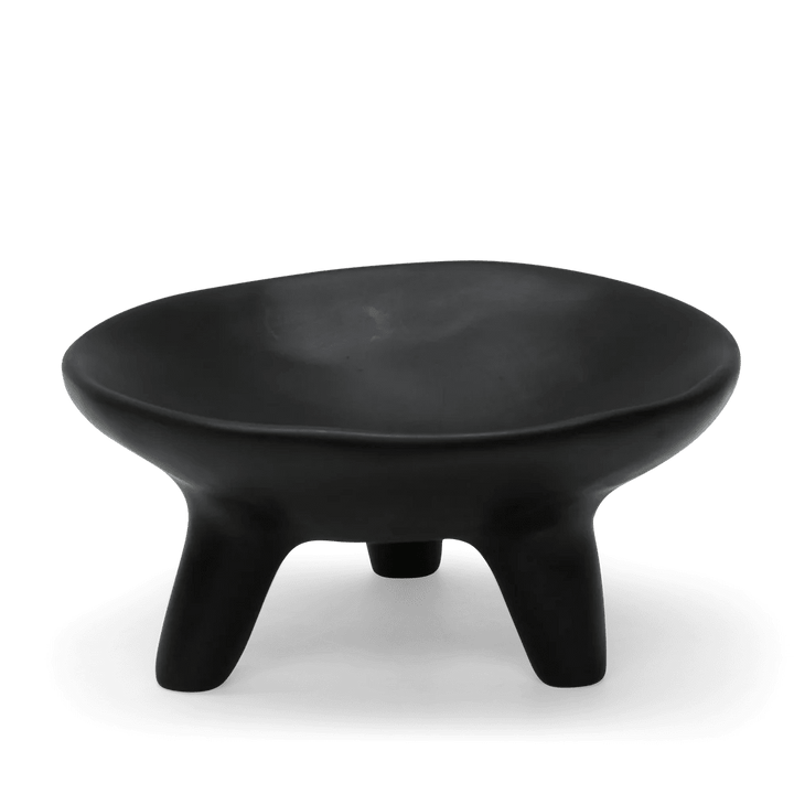 Puddle Elevated Bowl - Tina Frey Serveware - Large - Black - HORNE