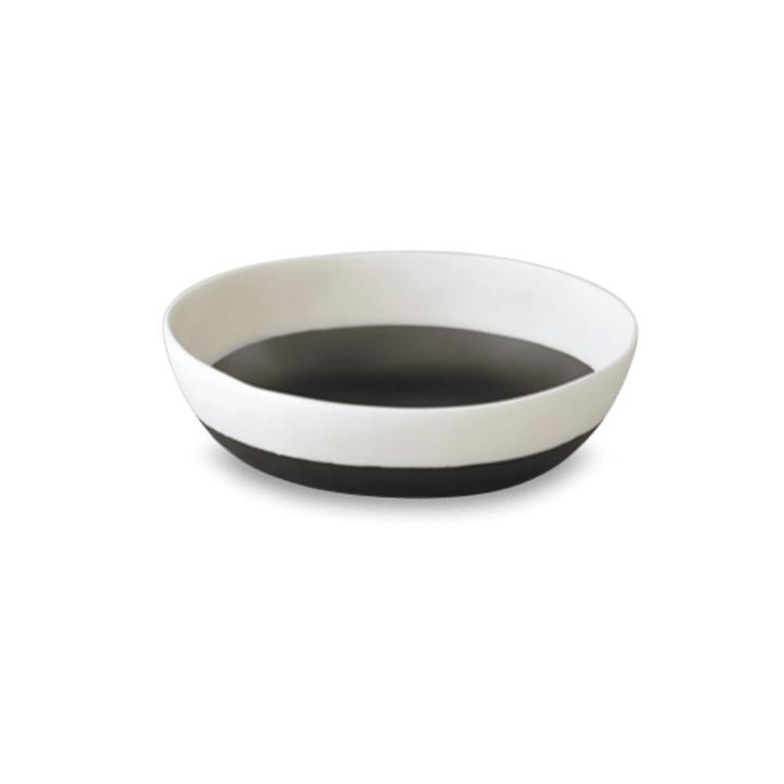 Purist Duo Bowl - Tina Frey Serveware - Small - Half Grey With White Top - HORNE
