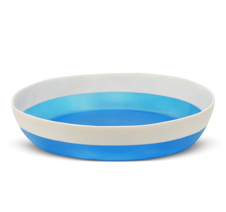 Purist Duo Bowl - Tina Frey Serveware - Extra Large - Half Ocean Blue With White Top - HORNE