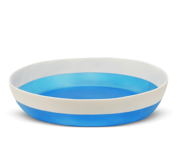 Purist Duo Bowl - Tina Frey Serveware - Extra Large - Half Ocean Blue With White Top - HORNE