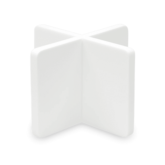 Puzzle High Base - Tina Frey Accessories - White - HORNE