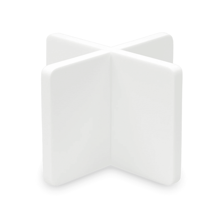 Puzzle High Base - Tina Frey Accessories - White - HORNE