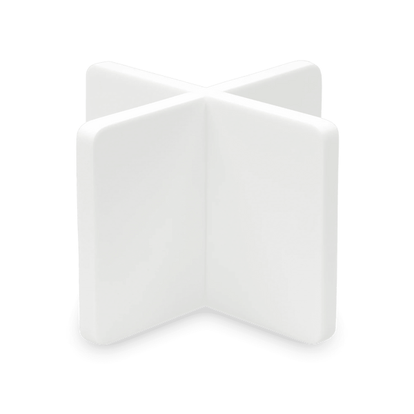 Puzzle High Base - Tina Frey Accessories - White - HORNE