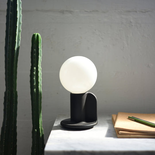 Q Lamp - Misewell Lamps - Black - HORNE