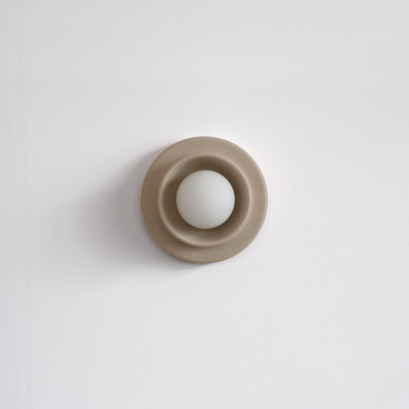 Q Sconce - Misewell Lamps - Blue - Plug in (includes 10' cord with on/off switch) - HORNE