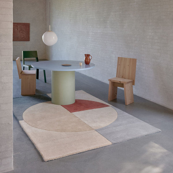Radiality rug in Radiality Ruby 200x300 (6.6' x 9.8')