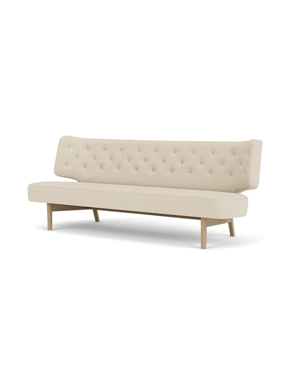 Radiohus Sofa - 2 Seater - Audo Copenhagen Sofas - Natural Oak - Hallingdal 65 200 - HORNE