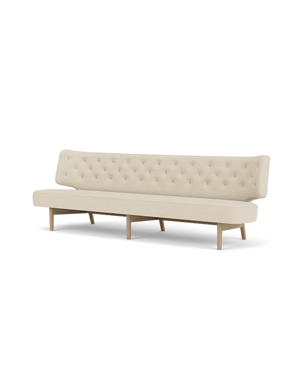 Radiohus Sofa - 3 Seater - Audo Copenhagen Sofas - Natural Oak - Hallingdal 65 200 - HORNE
