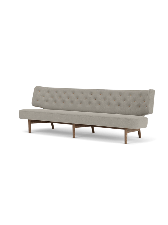 Radiohus Sofa - 3 Seater - Audo Copenhagen Sofas - Natural Oak - Dakar Leather - 0250 Cognac - HORNE