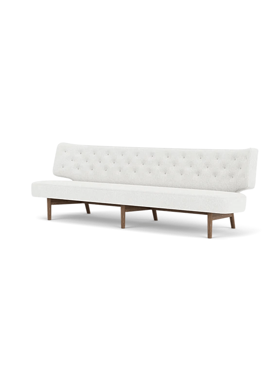 Radiohus Sofa - 3 Seater - Audo Copenhagen Sofas - Natural Oak - Dakar Leather - 0250 Cognac - HORNE