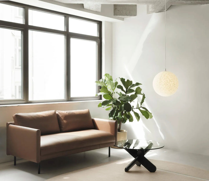 Rar Sofa - Normann Copenhagen 2 Seater Sofas - Rar Sofa 3 Seater - Omaha Leather Cognac - HORNE