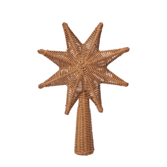 Rattan Christmas Tree Top Star - Default Title - Ferm Living